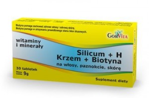 Silicum + H ( KRZEM+ BIOTYNA ) 30 tabletek